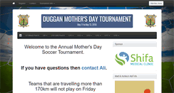 Desktop Screenshot of duggantournament.com